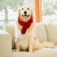thumbnail image 3 of Bufanda de Punto de Perro de Navidad Zulema 2x Pompón Cálido Bandana Gato Pequeños Gatos, 3 of 8