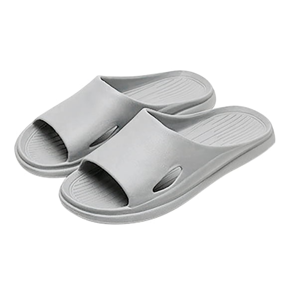 B91xZ Sandales Sport Décontractées pour Hommes pour la Plage à Coussin Doux avec Soutien de Voûte Plantaire, Bout Ouvert Ajustable, Pantoufles d'Été à Enfiler Intérieur Extérieur, Gris 8.5