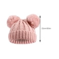 thumbnail image 3 of Odeerbi Baby Boys Girls Beanie Infant Toddler Knitted Hats 2025 New Kids Winter Gradient Hat Warm Thick Ski Cap With Ball Of Yarn, 3 of 6