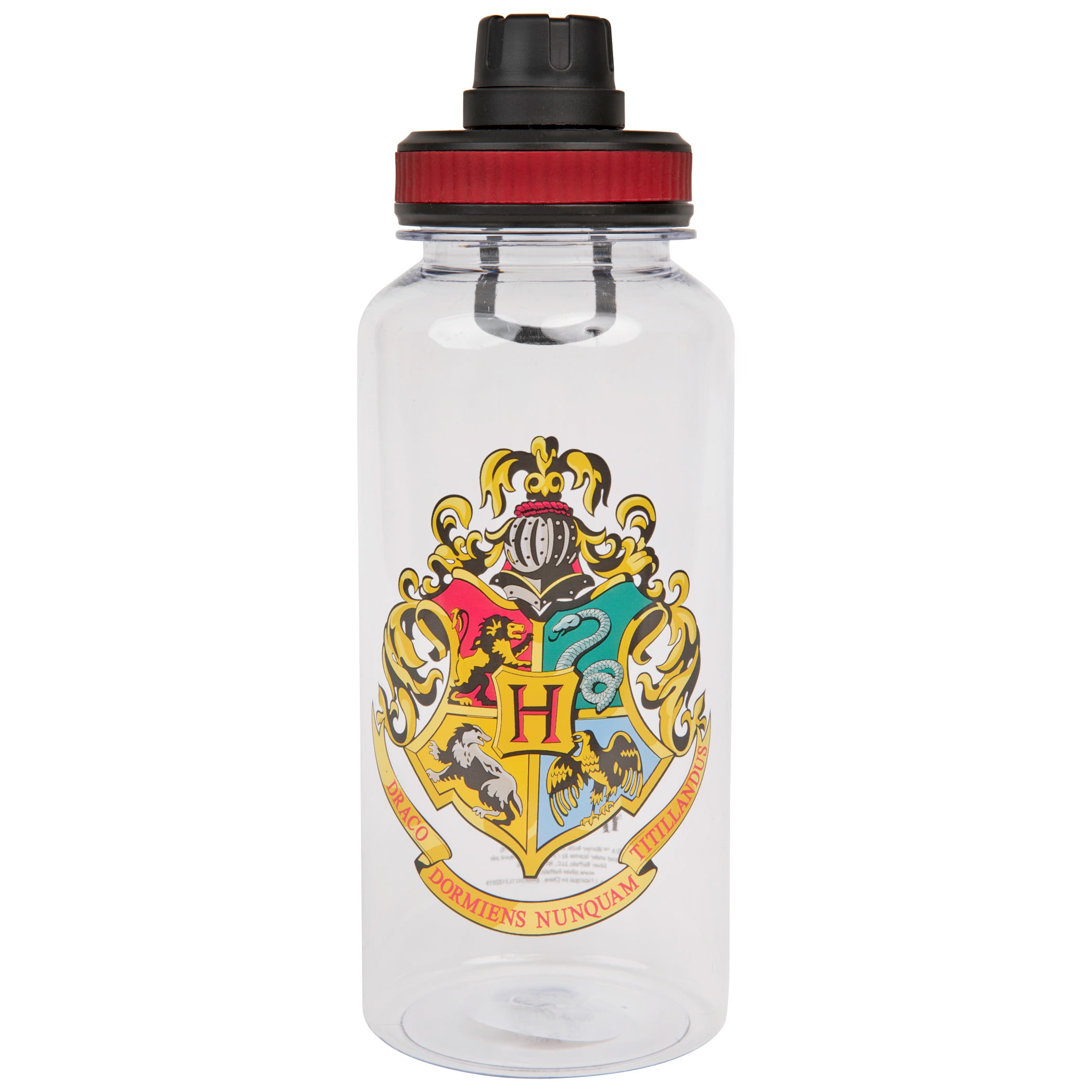 School Gym Travel Harry Potter Hogwarts Crest Drinking Bottle with Strap 