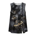 thumbnail image 4 of Fewfanhot Women's Tops Eyelet Loose Casual Summer Tops Crew Neck Basic Sleeveless Shirts Trendy 2026, 4 of 6