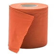 thumbnail image 2 of Colored Toilet Paper, Multicolor Funny Novelty Toilet Paper 3-Ply, Sustainable and Soft Tissue Rolls for Home, Camping, Travel, Party Decor Orange, 2 of 4