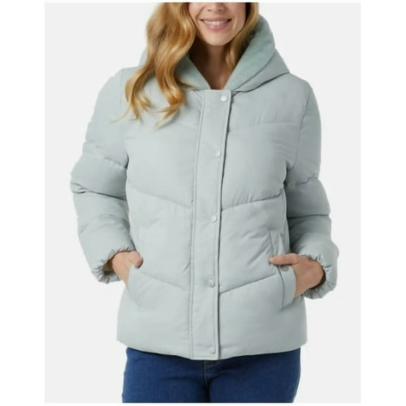 32 Degrees Women’s Quilted Jacket with Plush Lined Hood