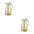 thumbnail image 4 of Yuarrent Botella termo Hervidor de agua de acero inoxidable de gran capacidad, duradero y de larga duración, de ebullición rápida Oro caqui 1.8L 2Conjunto, 4 of 6