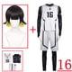thumbnail image 3 of Disfraz de Cosplay de Anime Blue Lock Bachira Meguru, camiseta blanca, mono de fútbol, ropa de Carnaval para Halloween, 3 of 5
