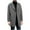 Gray, variant on Fmbrln Mens Trench Coat Long Sleeve Lapel Collar Double Breasted Pea Coat Fall Winter Fashion Overcoat Outwear with Pockets