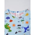 thumbnail image 6 of ATAIKU Summer Pajamas for Boys Dinosaur Short Sleeve 2-Piece PJs Set Toddler Kid Comfy Sleepwear Size 3-12Y, 6 of 12