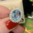 thumbnail image 5 of HOOUN Gorgeous Cubic Zirconia 925 Silver Rings Women Wedding Jewelry Gift Size 6-10-6-Style 14, 5 of 5