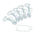 thumbnail image 1 of 50 piezas de Clip de alambre para enrejado de plantas, estacas de enredaderas, accesorios de acero, fijación de tubería de escalada reutilizable para, 1 of 8