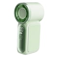 thumbnail image 4 of Ventilador de mano portátil potente con pantalla LED, multiusos, silencioso, de alta velocidad y compacto. Verde, 4 of 9