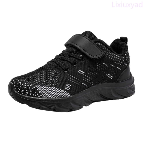 Lixiuxyad Kids Boys Sneakers Casual Sports Shoes Breathable Non Mesh Lightweight Flying Woven Sneakers Breathable Sneakers Sizes 13.5(Big Kid 31)