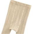 thumbnail image 6 of HUPOM Little Girls Thigh-High Soft Solid Casual Beige 2024 Summer Clearance New Arrival Size M, 6 of 6