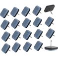 thumbnail image 1 of 25 Pieces Teflon Furniture Glides 25mm Self-Adhesive Glide Pads with Nails for Furniture Self-Adhesive Glides for Chairs and Armchairs, 1 of 1