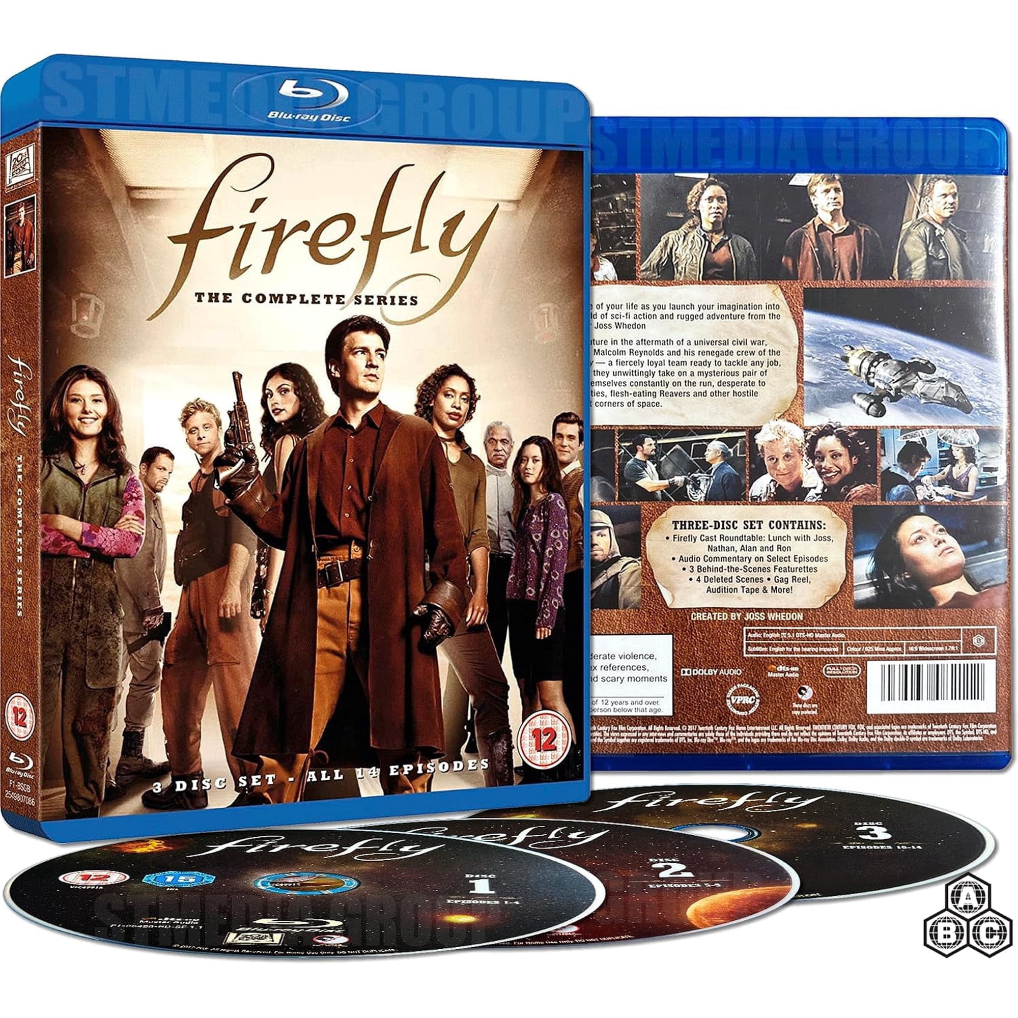 Firefly: The Complete Series (15th Anniversary Collector's Edition) [3-Disc Set] [Blu-ray] [Region Free] [blu_ray] [2017]