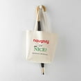 thumbnail image 5 of CafePress - Naughty Or Nice Tote Bag - Unisex Canvas Tote Bag, Beige, 1-Piece, 5 of 7