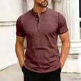 thumbnail image 5 of ZUKMRJPC Men's Casual Golf Shirts Classic Short Sleeve Stand Collar Basic Button Shirt Slim Fit Lightweight Summer Workout Athletic Tops, 5 of 6