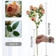 thumbnail image 4 of Rosa de Estilo Europeo con Bordes Quemados Antiguos - Ramo de Flores Artificiales, Anaranjado MNFD, 4 of 8