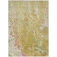 thumbnail image 2 of Addison Rugs Chantille Indoor/Outdoor Transitional Abstract Gold Machine Washable Rectangle Rug, 3' x 5', 2 of 8