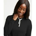 thumbnail image 4 of Hanes Originals Women's Waffle Hoodie Black L, 4 of 5