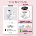 thumbnail image 3 of Extractor de leche portátil NanaLazy, eléctrico, 180 ml, rosa, 3 of 6
