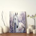 Modern Canvas Picture Print Art Wall Decor, Beautiful Horse With Cherry