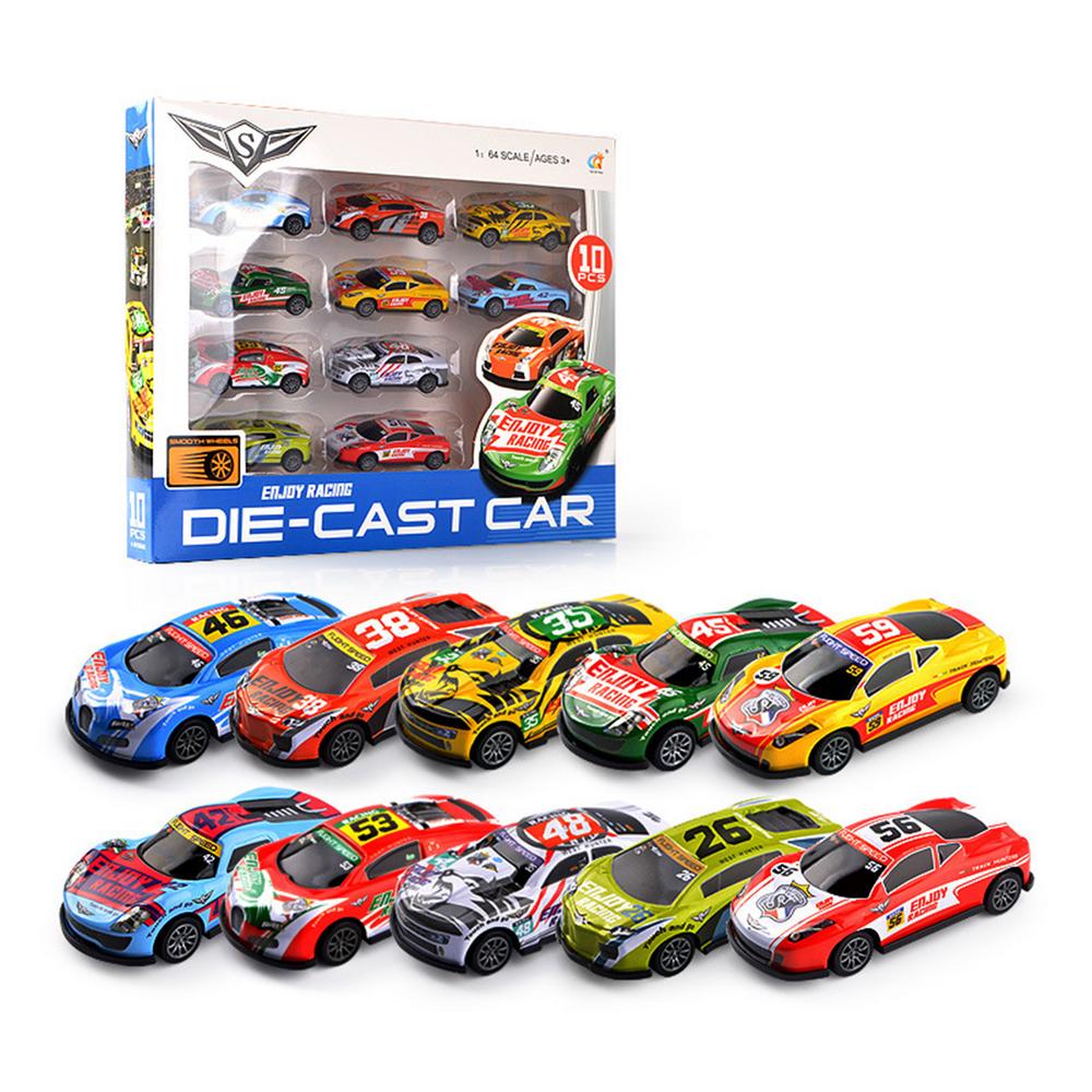 Famure Pull Back Racing Cars Die cast Race Car Vehicles Mini Car