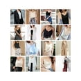 thumbnail image 6 of YMTQ 2024 Spaghetti Strap Top Women Halter V Neck Basic White Cami Sleeveless Satin Silk Tank Tops Women'S Summer Camisole, 6 of 6