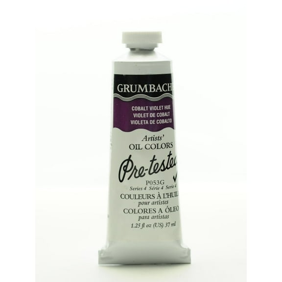 Grumbacher Pre-Tested Oil Paint, Cobalt Violet, 37ml