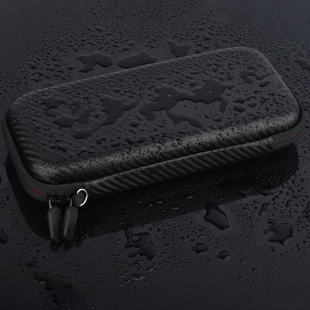 Bolsa de almacenamiento de estuche rígido de EVA para Nintendo Switch Lite Mini (negro)