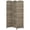 Dark Oak, variant on 3-Panel Folding Room Divider, Washed Oak Weave Pattern Arch Top Privacy Screen with Pine Wood Frame, No Assembly Required for Home Decor