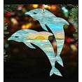 thumbnail image 3 of 8198519 Dolphins Scenic Wooden Christmas Ornament Set of 2, 3 of 3