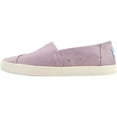 thumbnail image 4 of Toms 10013364: Women's Avalon Burnished Lilac Shiny Woven Slip-On Shoes, 4 of 7