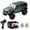 Green, variant on C8801 RC Crawler 4WD RC Truck with 2 Batteries, 1:18 Scale Remote Control Truck, 2.4GHz Electric Vehicle with LED Light for Adults,