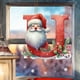 thumbnail image 1 of mfyjkho Adorno de árbol de Navidad acrílico plano con letras del alfabeto, colgante decorativo para decoración de fiestas en el hogar, incluye 1 pieza, 1 of 3