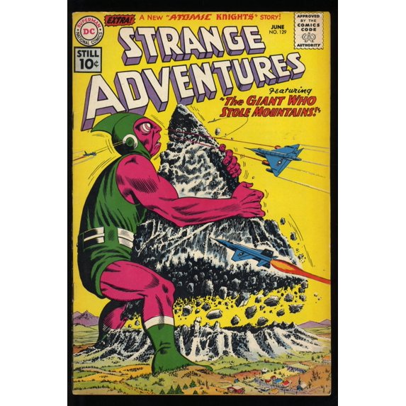 Strange Adventures #129 FN+ 6.5 Giant Who Stole Mountains! Murphy Anderson Art! Comic Book