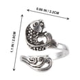 thumbnail image 3 of Miangastore Bagues Alliage 10 Pcs 2.2X2.2X2.1Cm, 3 of 8