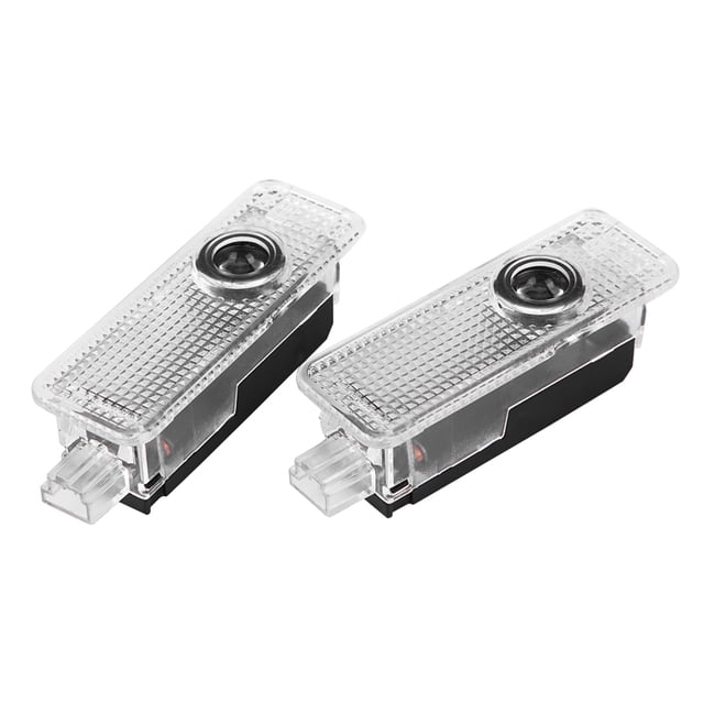 Luz de cortesía para charco, 2 piezas, 12 V, LED para puerta, luz de cortesía, proyector LED para puerta, rendimiento de alta gama