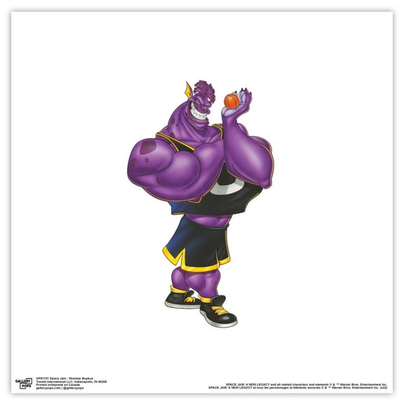Gallery Pops Space Jam - Monstar Bupkus Wall Art, Unframed Version, 12" x 12"