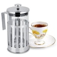 thumbnail image 1 of Coffee Pot,Dekaim Stainless Steel Glass French Press Filter Coffee Pot Household Tea Maker(1000ML), 1 of 7