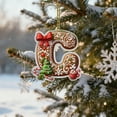 thumbnail image 3 of Adornos Navideños Colgantes con 26 Letras para Árbol de Navidad, Adornos Navideños Personalizados para Hacer Tú Mismo, Decoración Navideña, Decoración Colgante para Árbol de Navidad., 3 of 6
