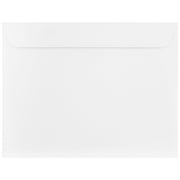JAM 10 x 13 Booklet Strathmore Envelopes, Bright White Wove, 25/Pack