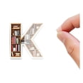 thumbnail image 4 of K 26 Letter Acrylic Keychain Pendant For Bookshelf With Colorful Design, Durable Acrylic Material And 26 Alphabet Patterns For Keychains, Pendants And Diy Crafts 7.9X8.5X0.3In 0.5Lb, 4 of 5