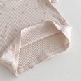 thumbnail image 4 of MEZZALL Girls Outfits Set Summer Casual Toddler Kids Clothes Heart Print T Shirt Striped Shorts Air Conditioning Outfits For Daily Wear For 1-8 Years Old Comfort Clothing, 4 of 8
