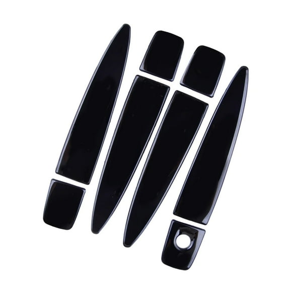 Car Exterior Side Door Handle Cover Cap Molding Trim Set Fit for Nissan For Maxima Sedan 2009-2012 2013 2014 Black Stainless Steel