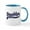 White/Blue Inside, variant on CafePress - Brooklyn Mug - 11 oz Ceramic Mug - Novelty Coffee Tea Cup