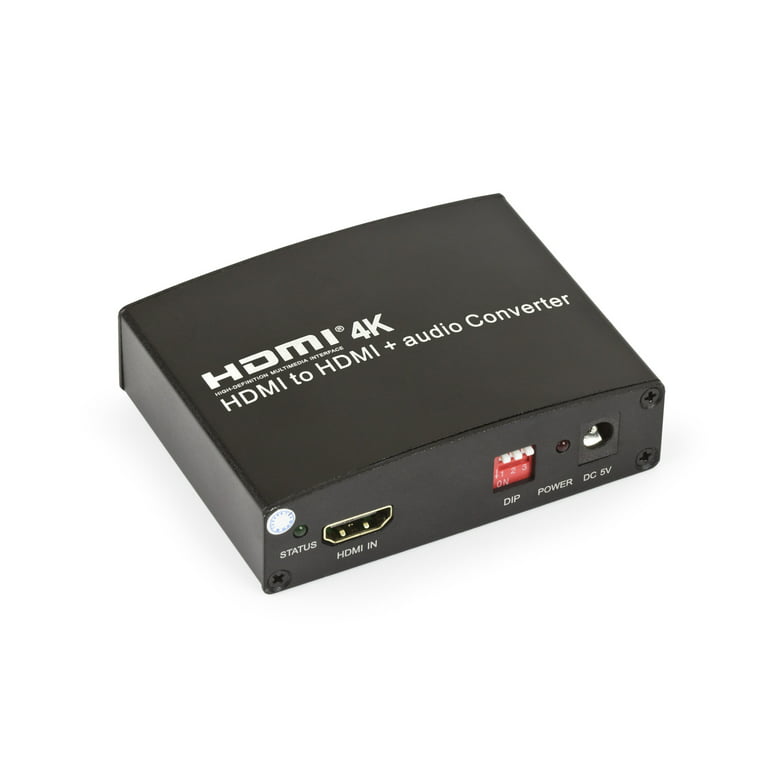 reservoir Personligt Adskillelse Expert Connect | HDMI Audio Extractor | 4K/2K, HDMI 1.4 | Coaxial / Optical  (SPDIF / Toslink) / 3.5mm Stereo Jack | Splits HDMI input to HDMI video +  Digital audio output / Analog Audio Output - Walmart.com