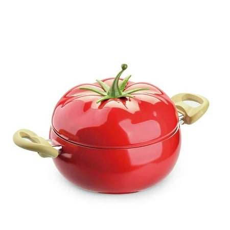 

Fruit Style Non-stick Tomato Soup Pot for Cooking Kitchen Cookware Suitable Gas and Induction Cooker Aluminum Skillet Pot