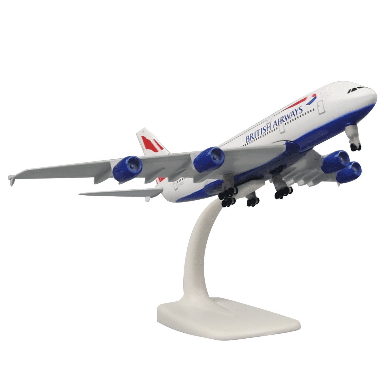 British Airways A380 Alloy Plane Model Retro and Elegant Decoration Aircraft Model for Living Room or Display Room