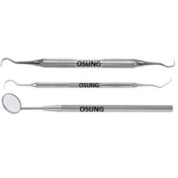 Dental Tartar Scraper and Remover Set, SS