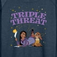 thumbnail image 3 of Disney Wish - Triple Threat Asha & Star - Women's Lightweight French Terry Long Sleeve Shirt, 3 of 5